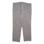 TOMMY HILFIGER Mens Cotton Blend Grey Slim Straight Trousers W36 L26 Casual