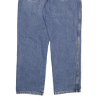 DICKIES Mens Blue Regular Fit Straight Leg Denim Rinse W34 L28 Cotton Blend Zip