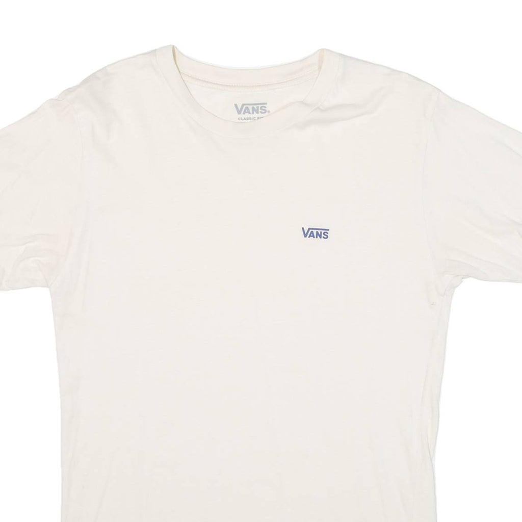 VANS Womens T-Shirt Cream S