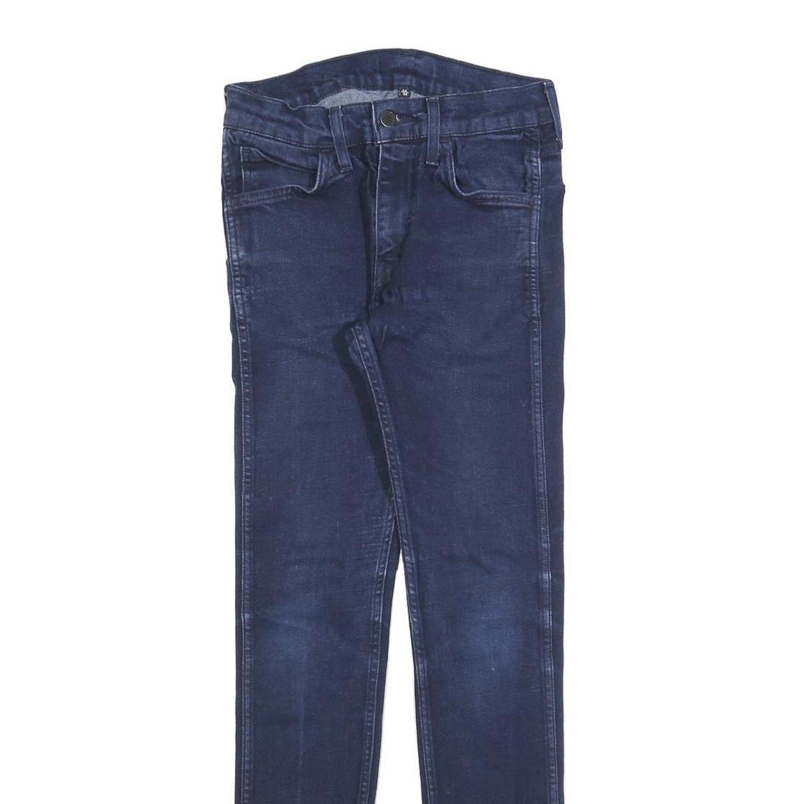 LEVI'S Womens Jeans Blue Slim Skinny Denim Medium W28 L32 Cotton Blend Zip