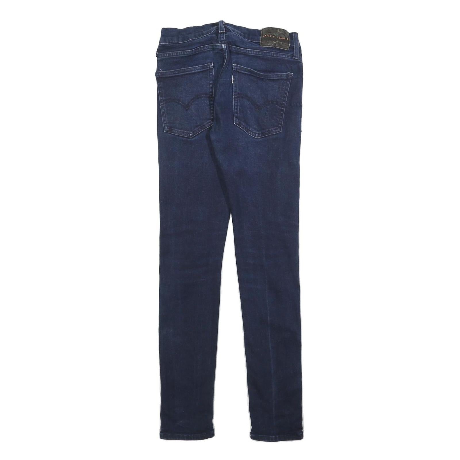 LEVI'S Womens Jeans Blue Slim Skinny Denim Medium W28 L32 Cotton Blend Zip