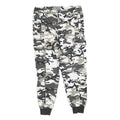 CLOCKHOUSE Mens Cotton Blend White & Grey Camouflage Regular Fit Cargo Trousers