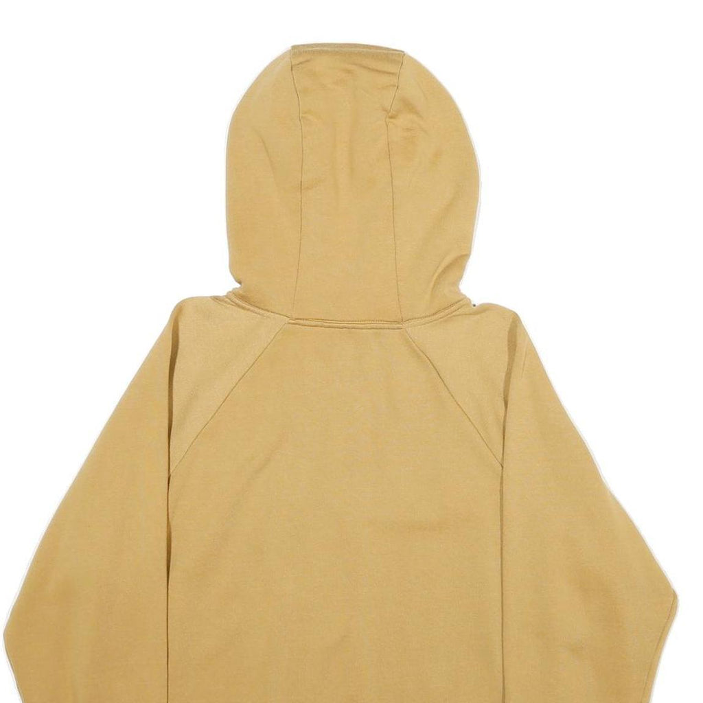 NIKE Womens Beige Hoodie M Cotton Blend Casual Sports Pullover M Size