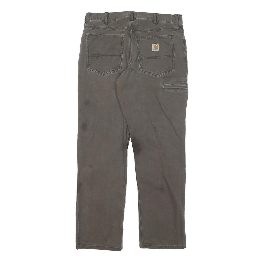 CARHARTT Mens Cotton Blend Relaxed Fit Straight Leg Trousers W32 L29 Workwear