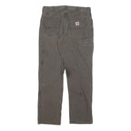 CARHARTT Mens Cotton Blend Relaxed Fit Straight Leg Trousers W32 L29 Workwear