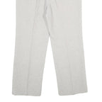 CANDA Mens Wool Blend Regular Fit Grey Trousers W32 L30 Classic Zip Fastening