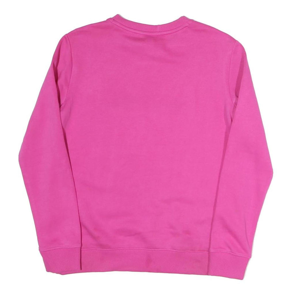 TOMMY HILFIGER Womens Pink Crew Neck XS Sweatshirt Cotton Blend Pullover