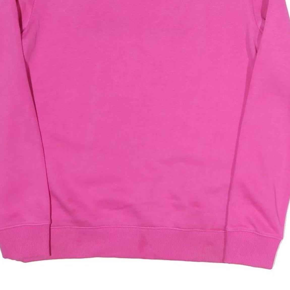 TOMMY HILFIGER Womens Pink Crew Neck XS Sweatshirt Cotton Blend Pullover