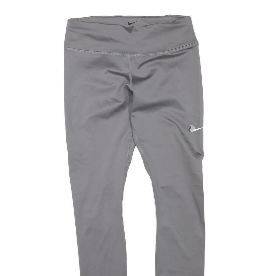 NIKE Womens Joggers Grey S W24 L28 Slim Tapered Sportswear Activewear