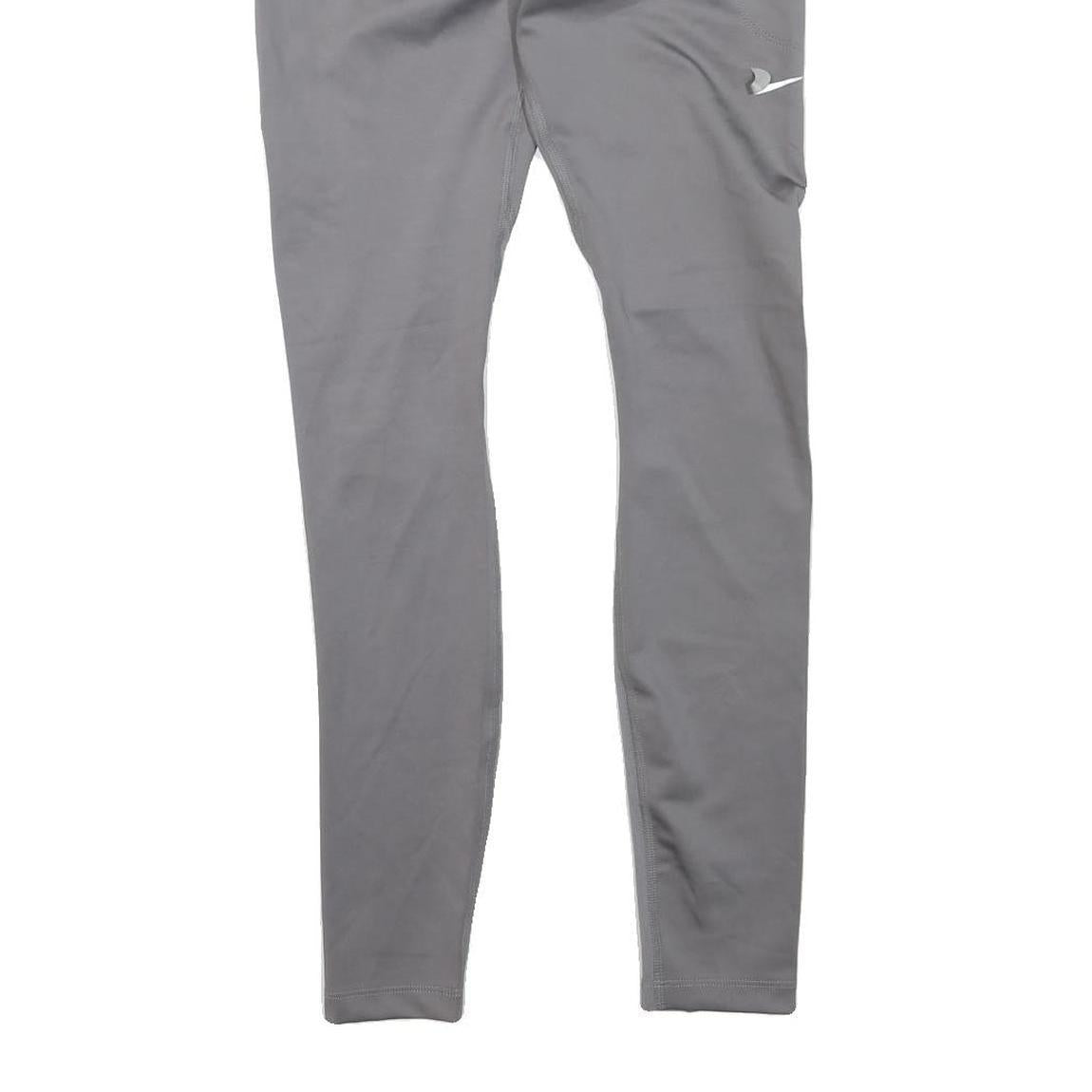 NIKE Womens Joggers Grey S W24 L28 Slim Tapered Sportswear Activewear