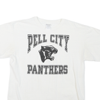 Mens White Pell City Panthers Graphic T-Shirt M Short Sleeve Crew Neck Cotton