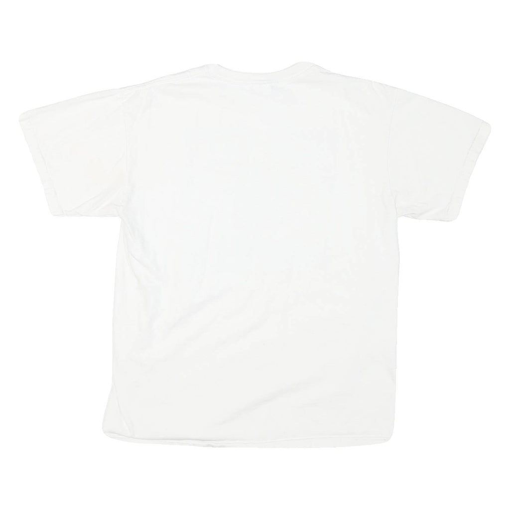 Mens White Pell City Panthers Graphic T-Shirt M Short Sleeve Crew Neck Cotton