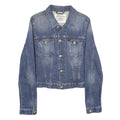 DIESEL Mens Blue Denim Jacket M Cotton Blend Classic Button Closure Stylish
