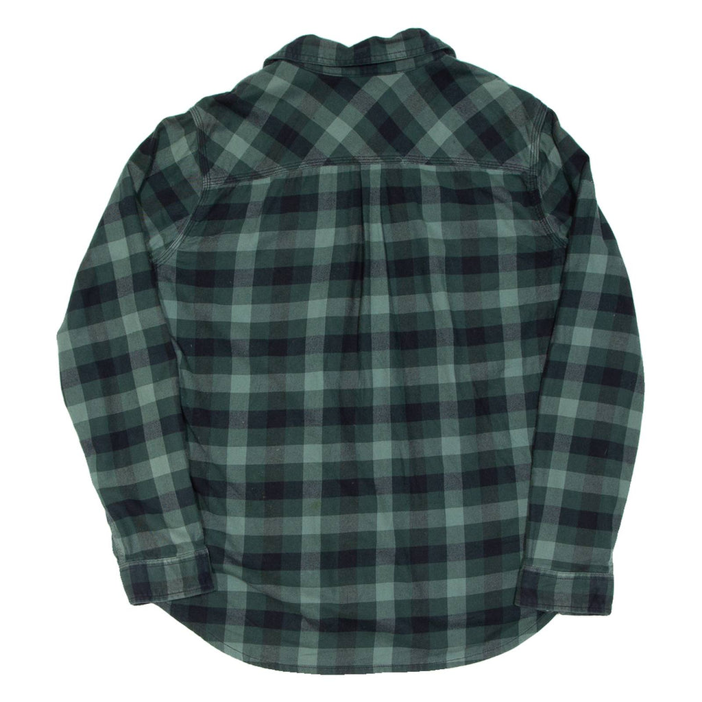 CARHARTT Womens Flannel Shirt Green Check Long Sleeve XL