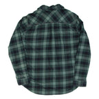 CARHARTT Womens Flannel Shirt Green Check Long Sleeve XL