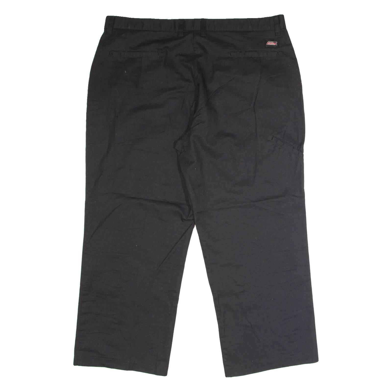 DICKIES Workwear Mens Trousers Black Regular Straight W40 L27