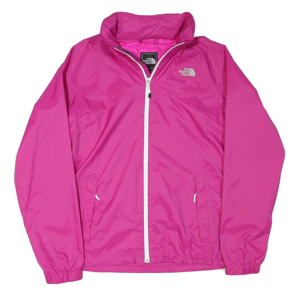 THE NORTH FACE Womens Pink Shell Jacket L Nylon Windbreaker Outdoor Zip
