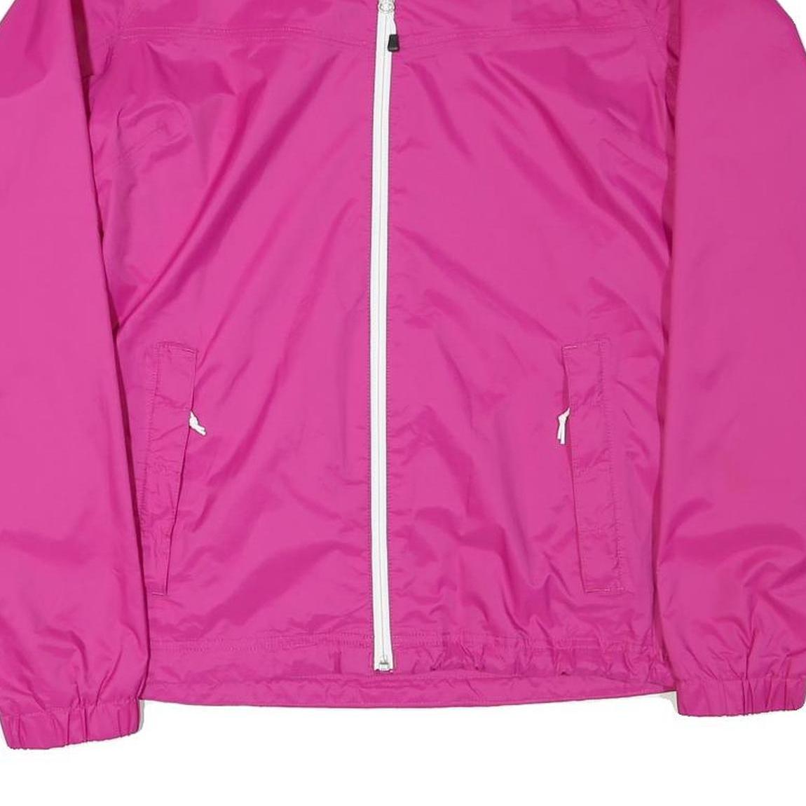 THE NORTH FACE Womens Pink Shell Jacket L Nylon Windbreaker Outdoor Zip