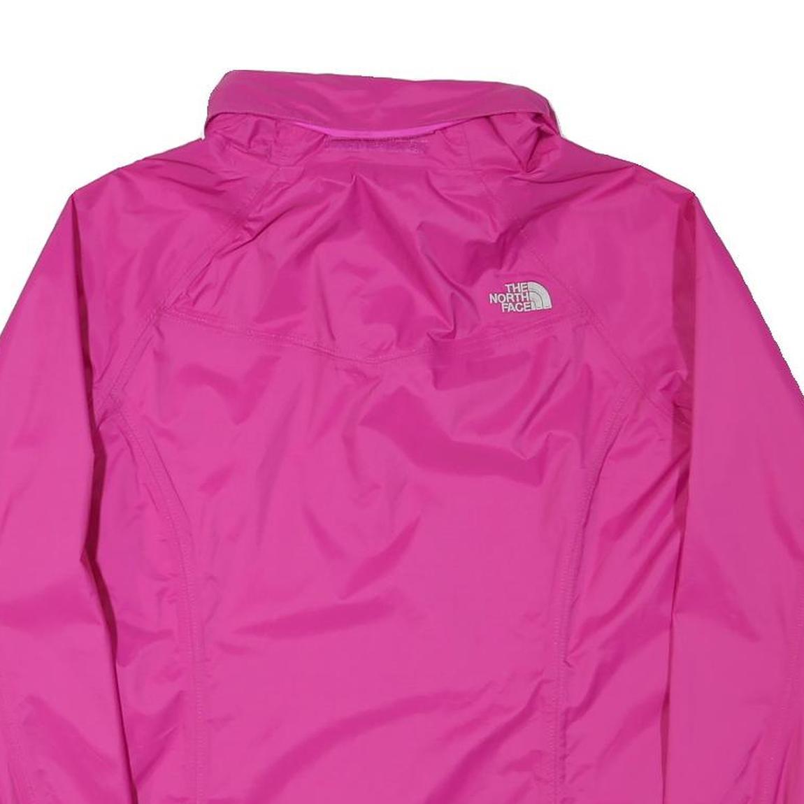 THE NORTH FACE Womens Pink Shell Jacket L Nylon Windbreaker Outdoor Zip