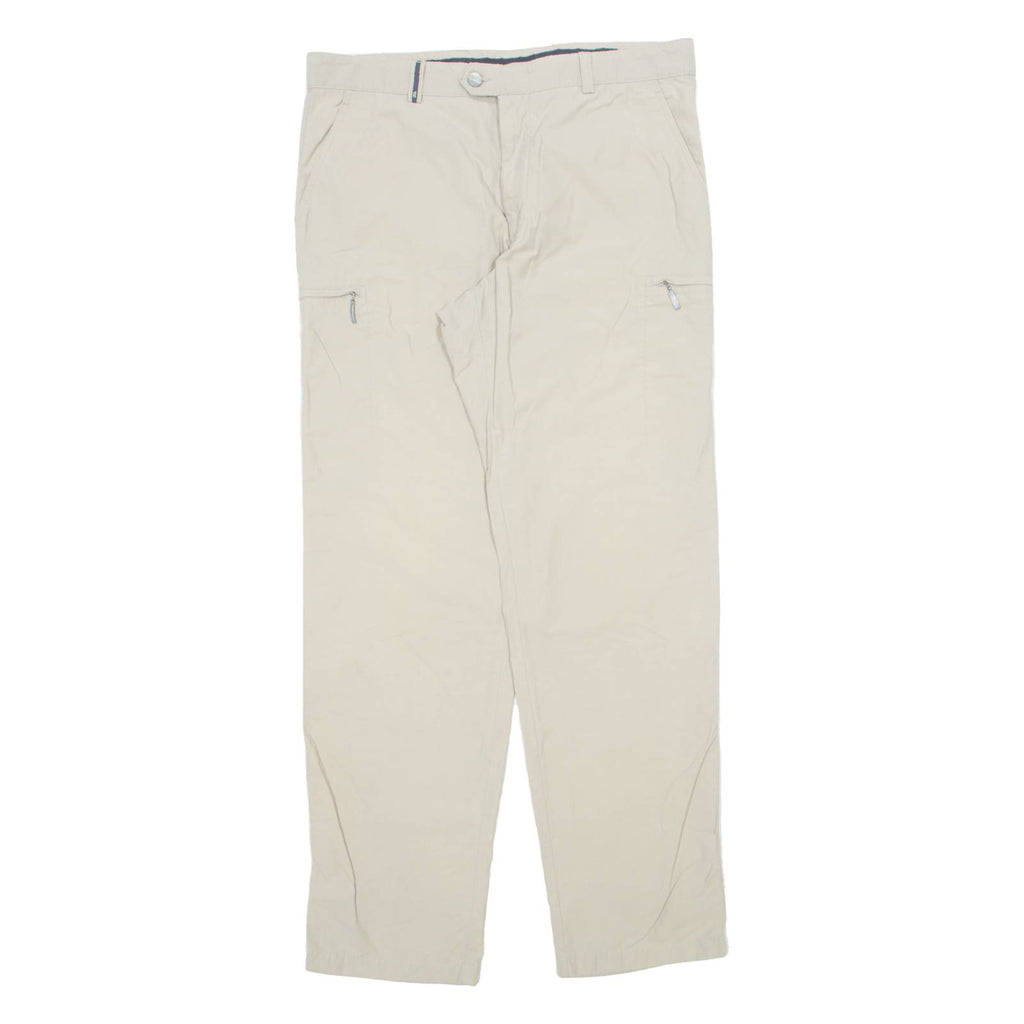 GARDEUR Outdoor Mens Trousers Beige Regular Straight W36 L34