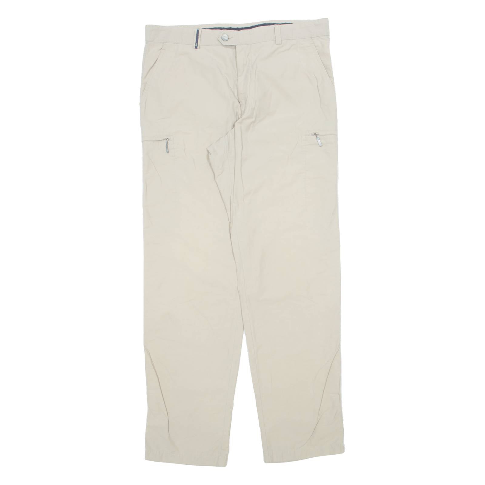 GARDEUR Outdoor Mens Trousers Beige Regular Straight W36 L34