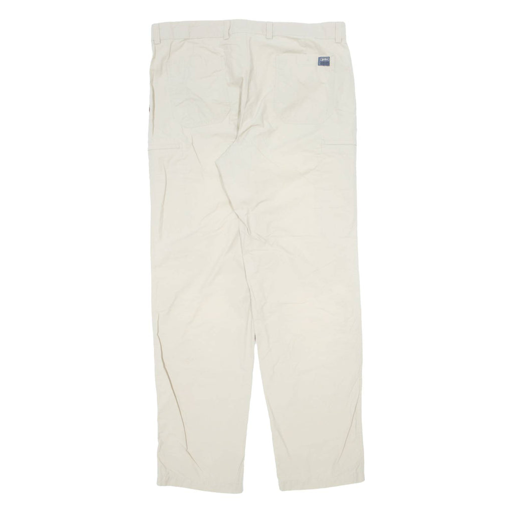 GARDEUR Outdoor Mens Trousers Beige Regular Straight W36 L34