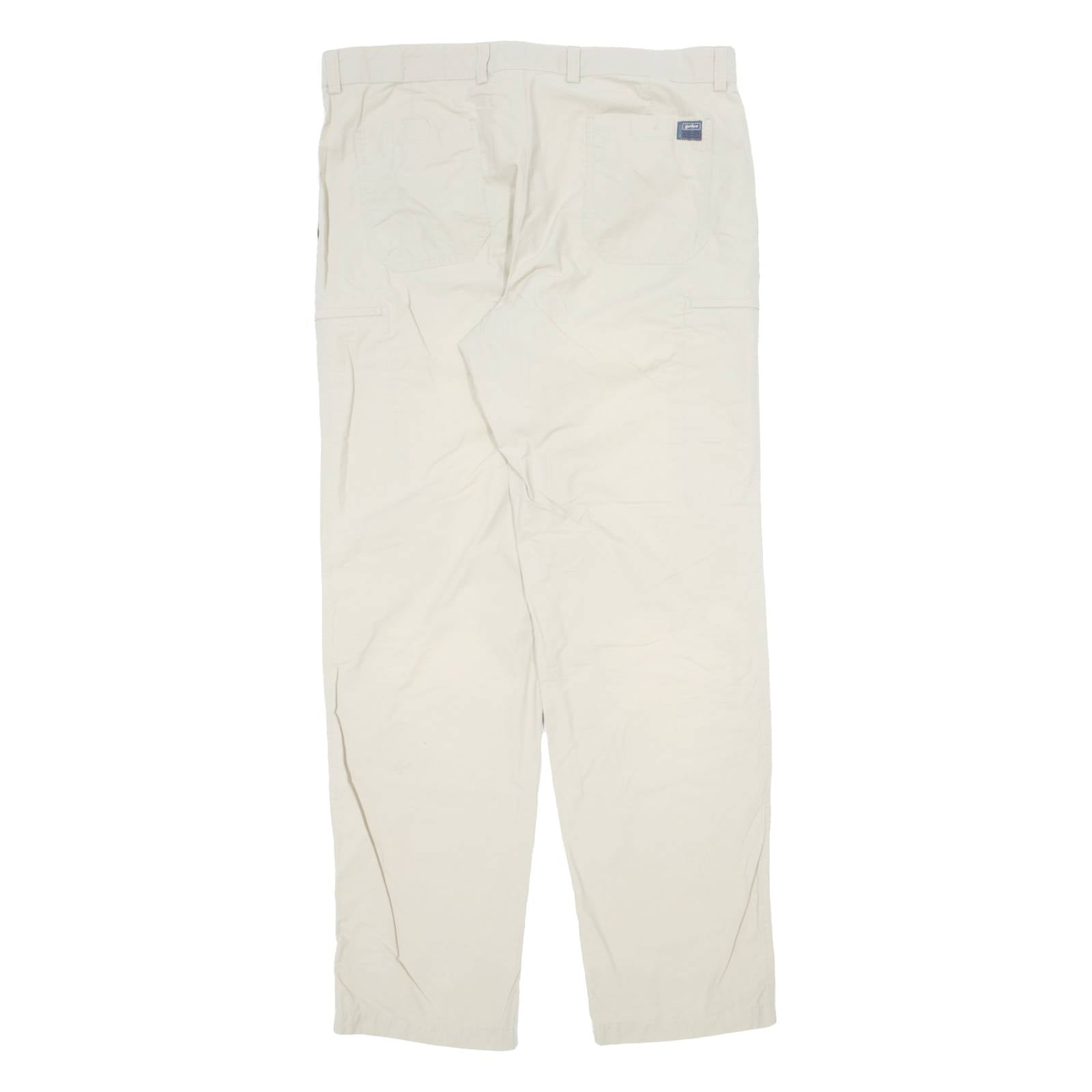 GARDEUR Outdoor Mens Trousers Beige Regular Straight W36 L34