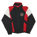 CANADA Mens Black & Red New Sarepta Eagles Zip Jacket 2XL Polyester Blend