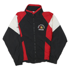 CANADA Mens Black & Red New Sarepta Eagles Zip Jacket 2XL Polyester Blend