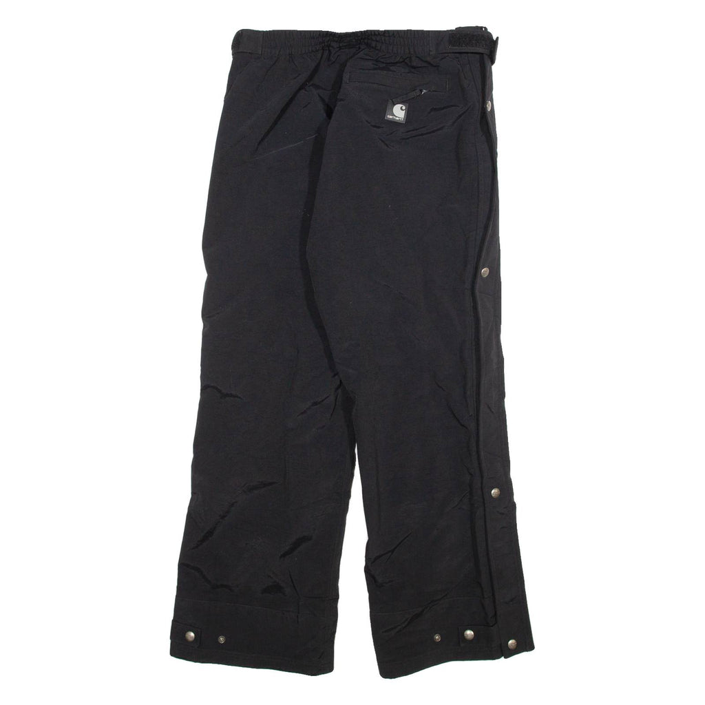 CARHARTT Outdoor Mens Trousers Black Relaxed Bootcut Nylon W32 L29