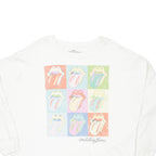 THE ROLLING STONES Womens Sweatshirt Cream XL
