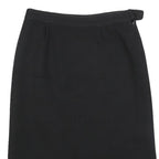 MONIQUE DELCOURT Womens Black Straight Knee Length Knit Skirt S Classic Style