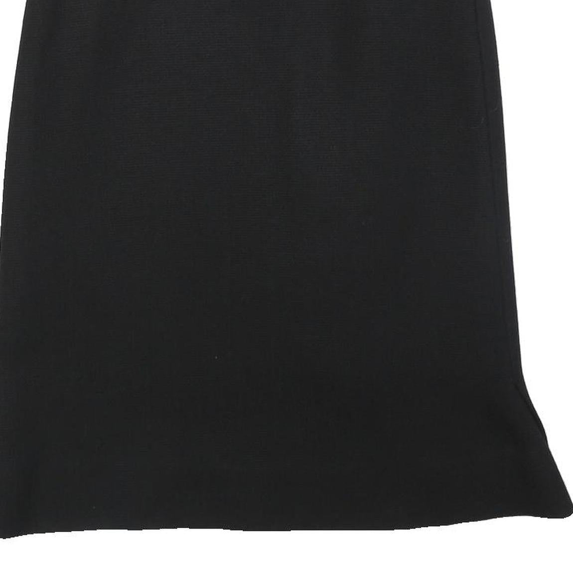 MONIQUE DELCOURT Womens Black Straight Knee Length Knit Skirt S Classic Style