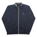 CHAMPION Mens Navy Blue Zip Jacket 2XL Polyester Sportswear Track Casual