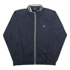 CHAMPION Mens Navy Blue Zip Jacket 2XL Polyester Sportswear Track Casual
