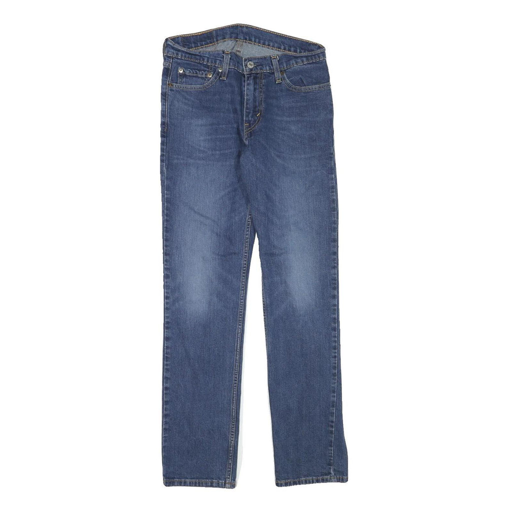 LEVI'S Mens Slim Blue Jeans Denim Regular W28 L30 Classic Fit Zip Closure