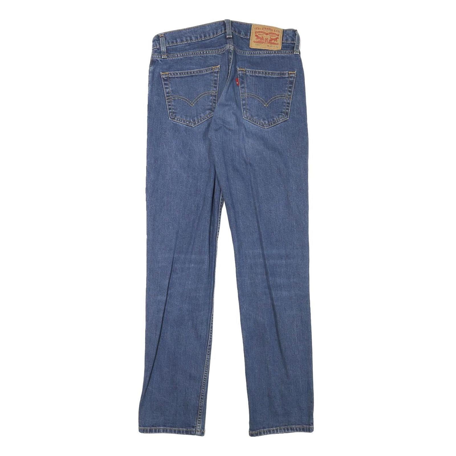 LEVI'S Mens Slim Blue Jeans Denim Regular W28 L30 Classic Fit Zip Closure