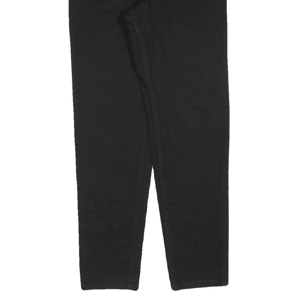 LEVI'S 551 Womens Relaxed Jeans Black Denim W27 L30 Zip Classic Fit