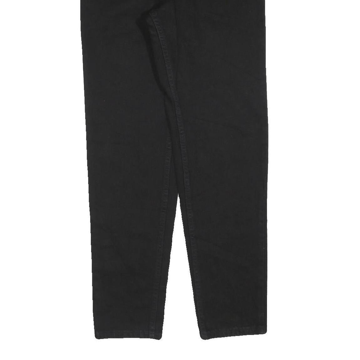 LEVI'S 551 Womens Relaxed Jeans Black Denim W27 L30 Zip Classic Fit