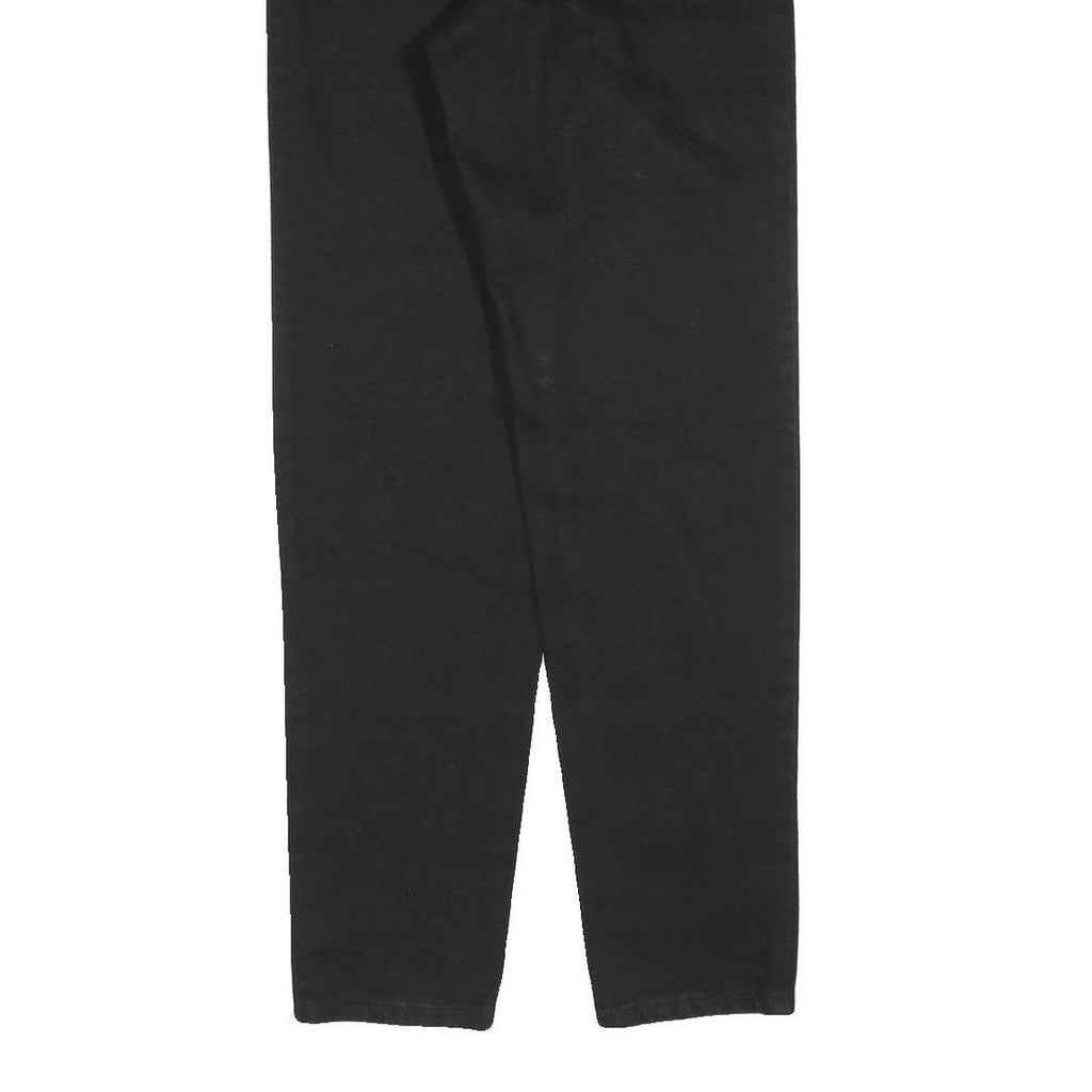 LEVI'S 551 Womens Relaxed Jeans Black Denim W27 L30 Zip Classic Fit