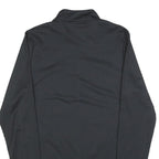 NIKE Mens Black Jacket S Polyester Blend Plain Zip Casual Athletic Sportswear