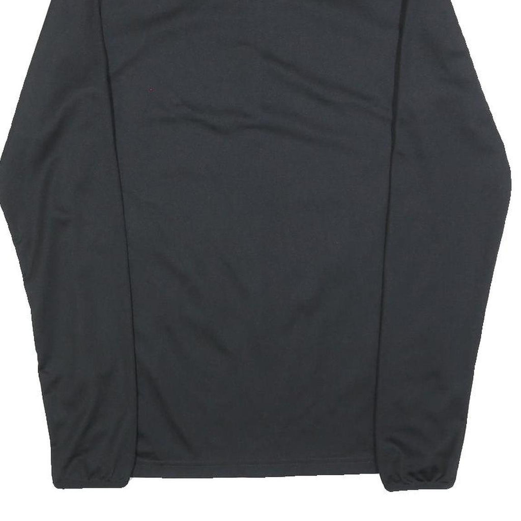 NIKE Mens Black Jacket S Polyester Blend Plain Zip Casual Athletic Sportswear