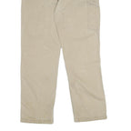 CARHARTT Mens Cotton Blend Beige Relaxed Straight Trousers W36 L30 Workwear Zip