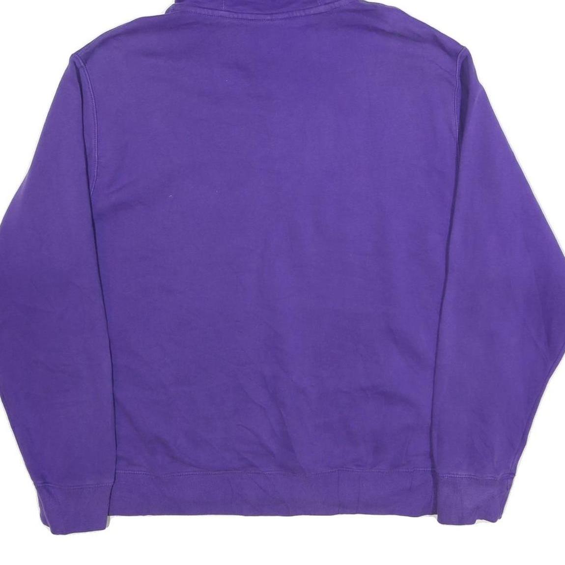 NIKE Mens Purple Bloomington South Baseball Hoodie XL Cotton Blend Pullover