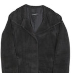 GIL BRET Womens Black Wool Blend Button Jacket M Classic Warm Outerwear