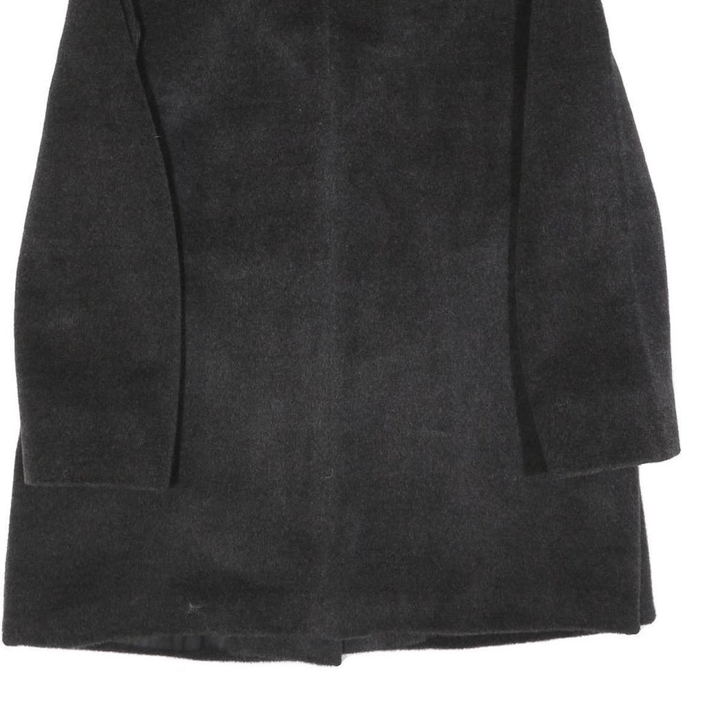 GIL BRET Womens Black Wool Blend Button Jacket M Classic Warm Outerwear