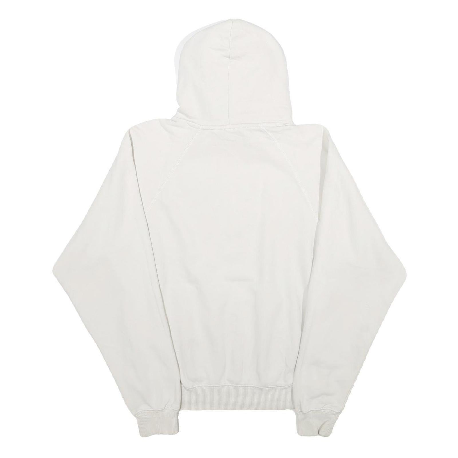BLUE 84 Mens White Rat Farm Revolution Pullover Hoodie S Cotton Blend