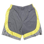 NIKE Mens Grey & Yellow Casual Shorts L W32 Sportswear Athletic