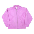 RODEO Womens Pink Jacket L Polyester Blend Plain Zip Casual Lightweight