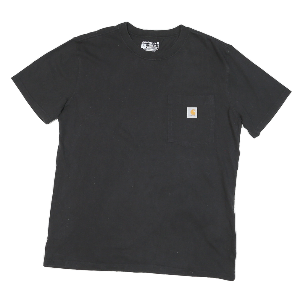 CARHARTT Womens Black Hat Creek Gold Mining Alaska Graphic T-Shirt M Short